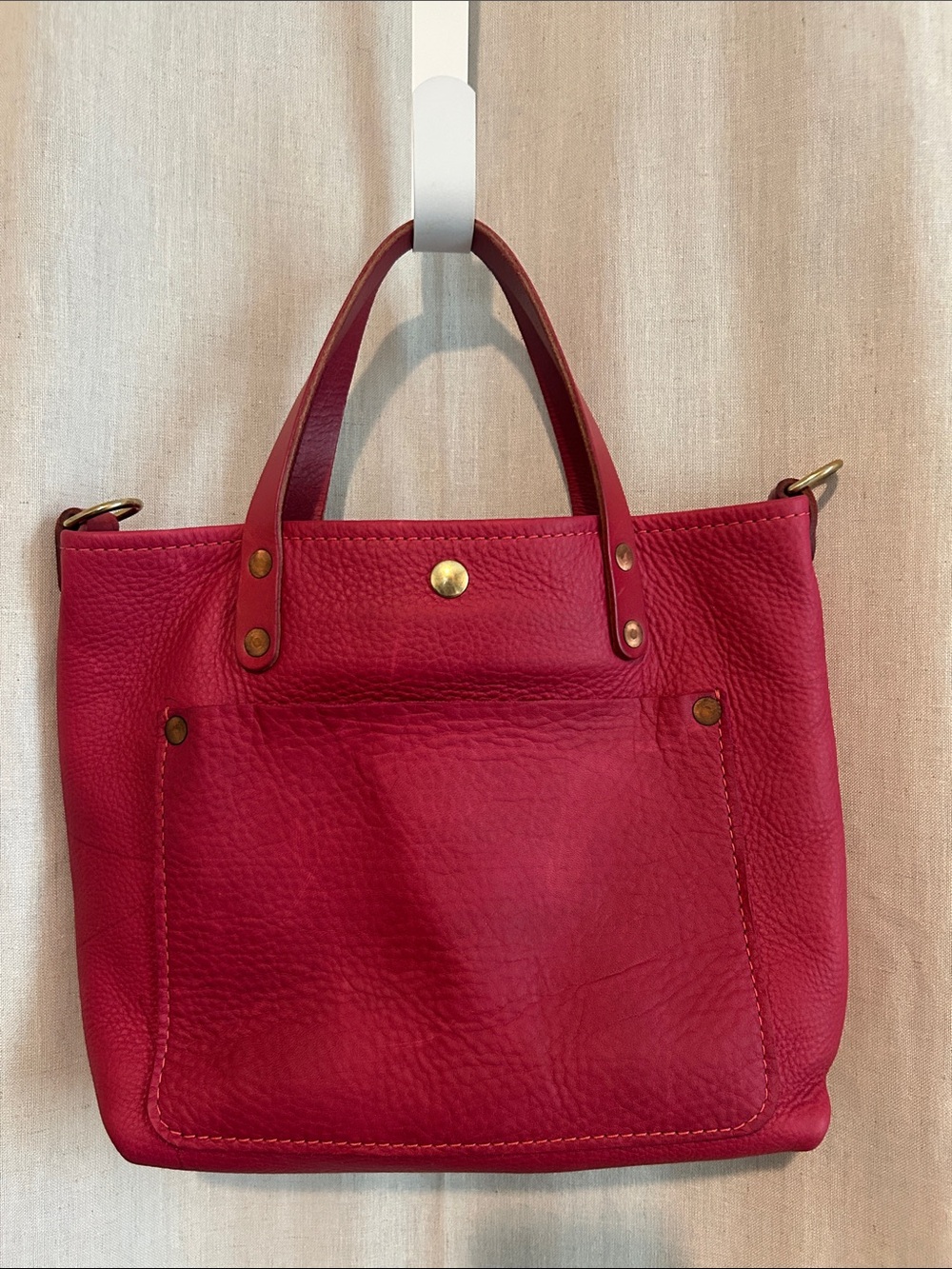 KMM & Co mini travel tote Rose leather